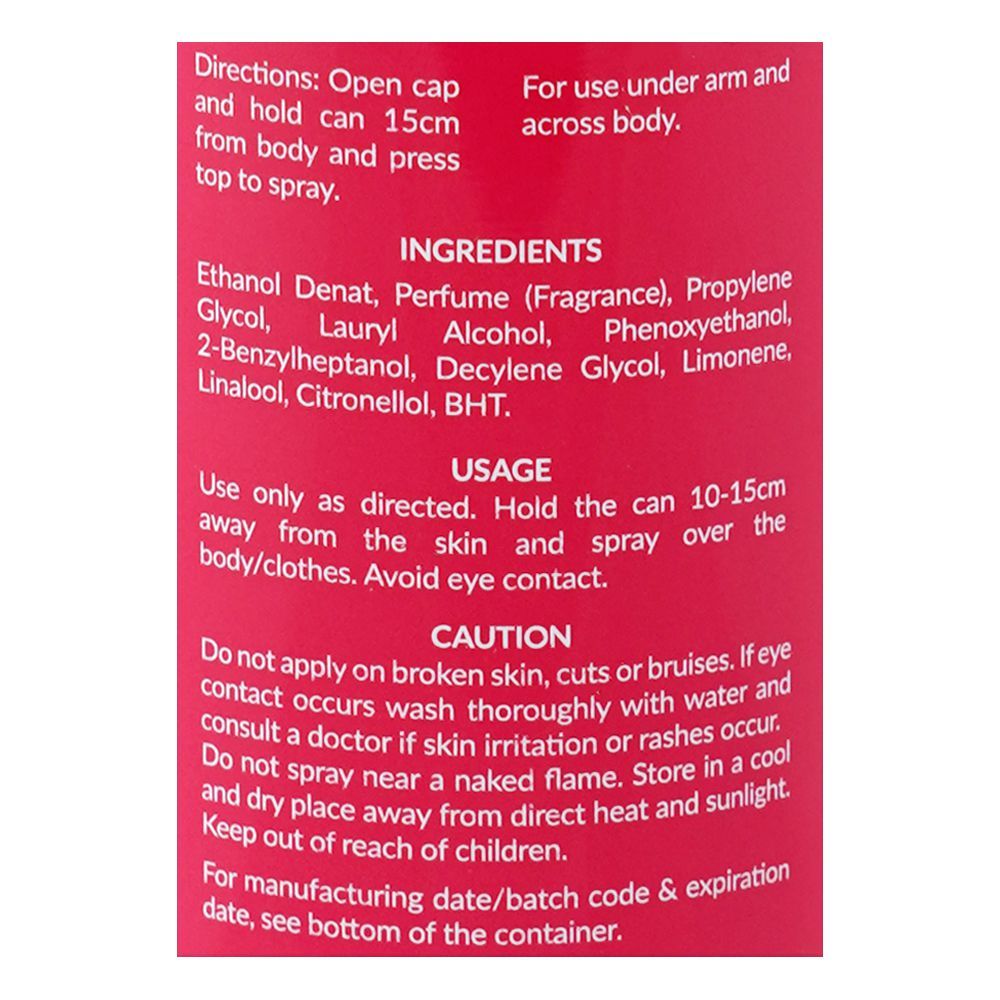 Markhor Gulabo Deodorant Body Spray (No-Gas), For Women, 120ml - Image 3