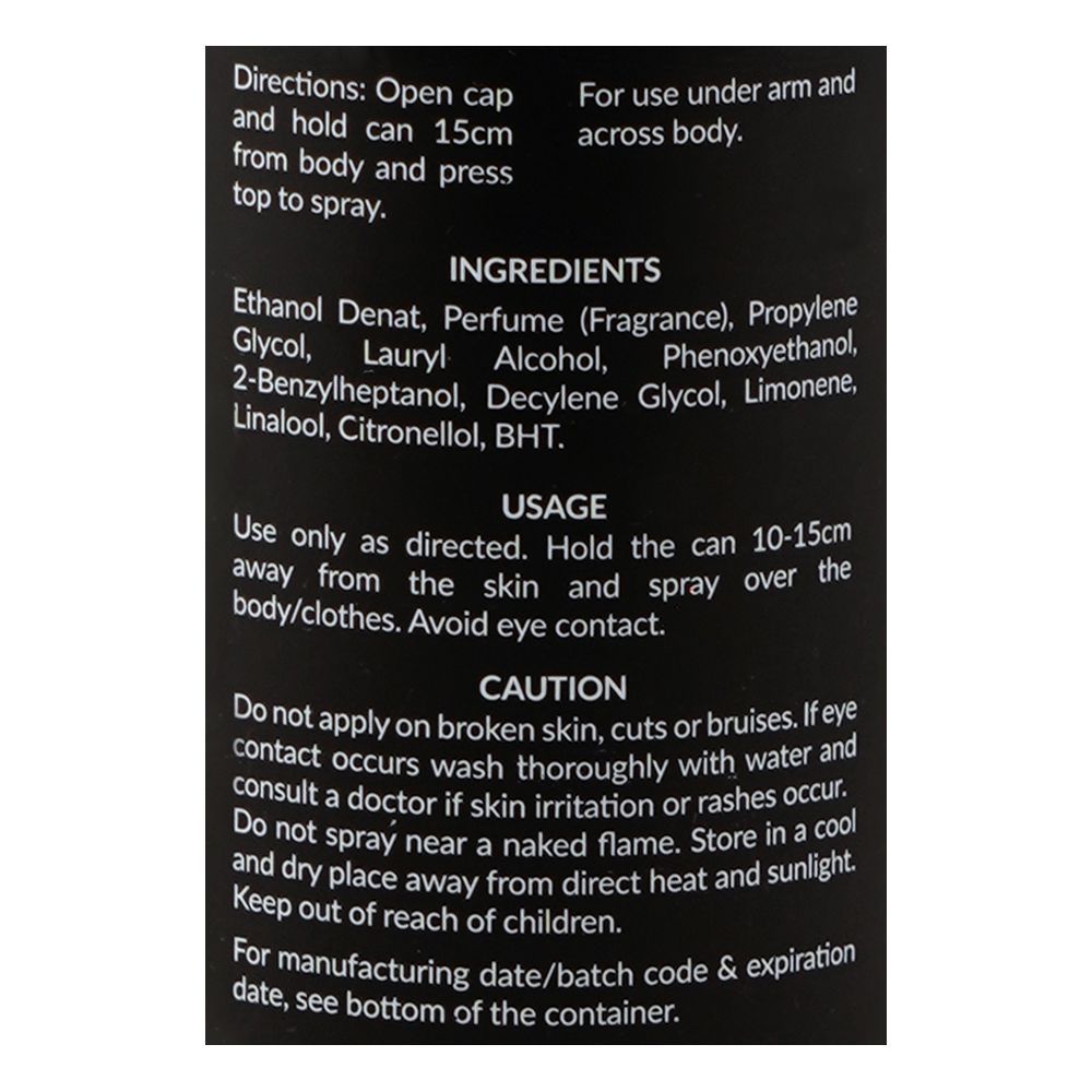 Markhor Monster Deodorant Body Spray (No-Gas), For Men, 120ml - Image 3