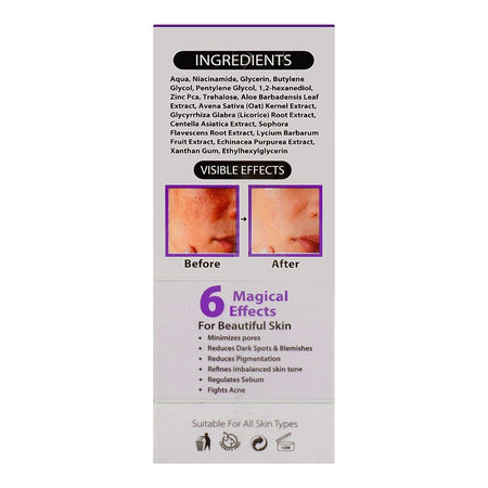 Fiabila Botanicals 10% Niacinamide+1% Zinc Serum, Minimizes Pores, Anti-Aging, 30ml - Image 2
