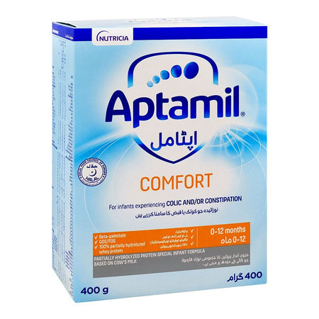 Aptamil Comfort Baby Formula Milk Powder, 400g Box - Main Image