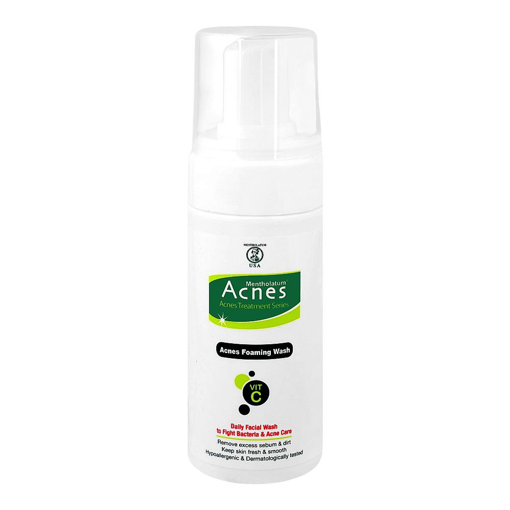 Acnes Foaming Face Wash Pump with Vitamin C, For Oily & Acne-Prone Skin, 100ml - Main Image