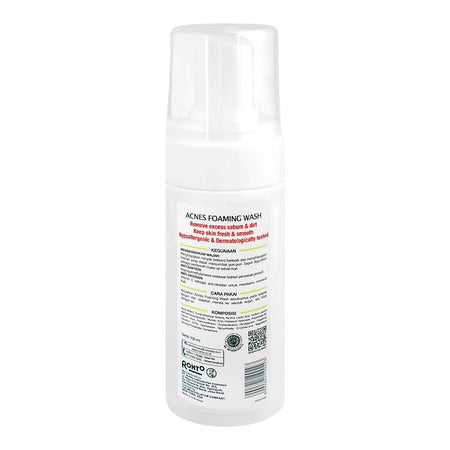 Acnes Foaming Face Wash Pump with Vitamin C, For Oily & Acne-Prone Skin, 100ml - Image 2