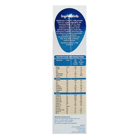 Searle Prep-Up Baby Cereal Gold with Wheat, Milk, Banana & Dates, 175g - Image 3