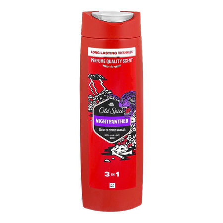Old Spice Night Panther 3in1 Body-Hair-Face Wash, 400ml - Main Image