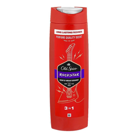 Old Spice Rock Star 3in1 Body-Hair-Face Wash, 400ml - Main Image
