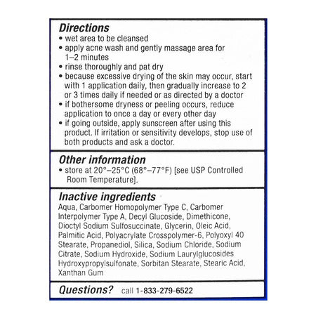 PanOxyl 10% Benzoyl Peroxide Acne Foaming Face & Body Wash, 156g - Image 5