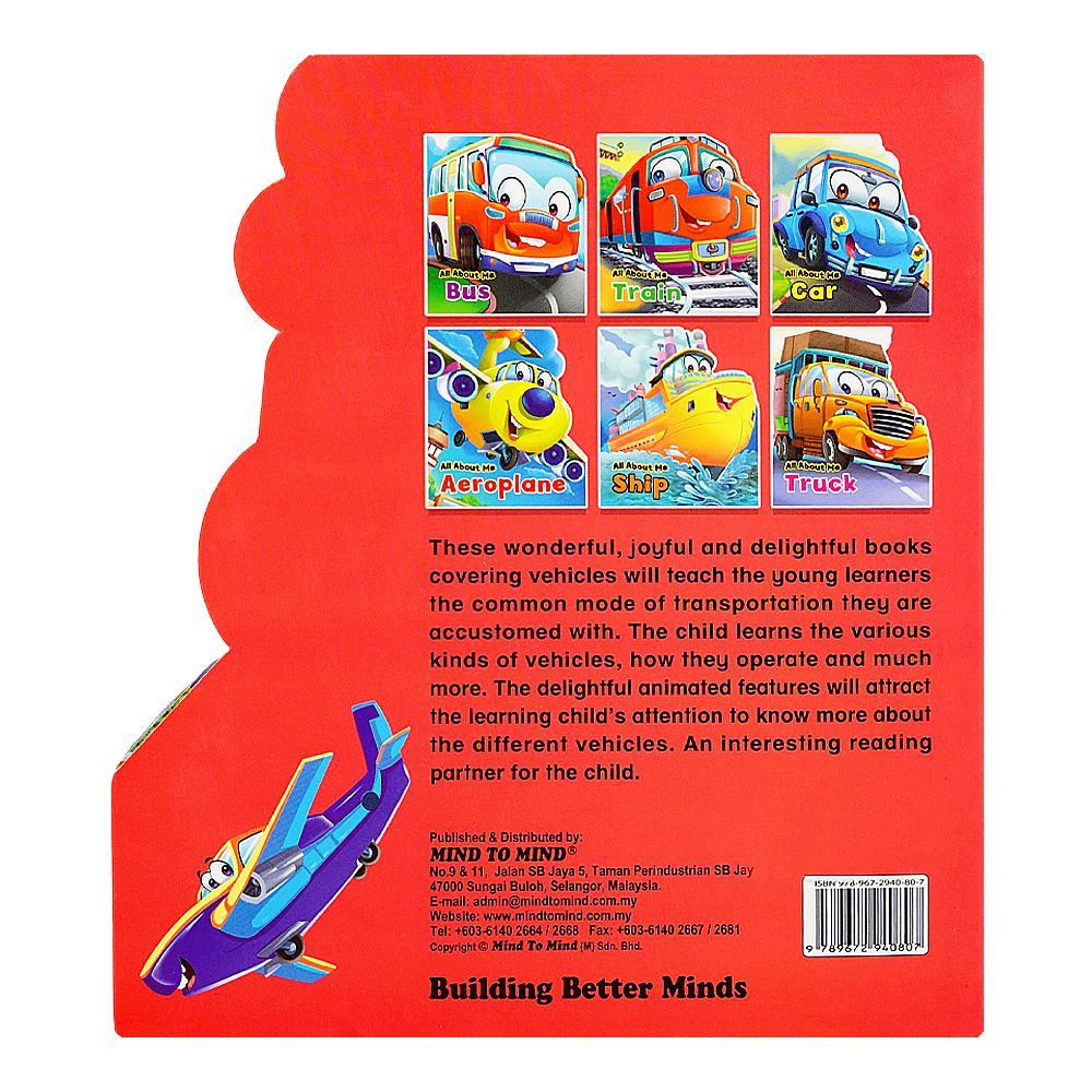 All About Me - Aeroplane, Illustrated Picture Book For Kids - Image 2
