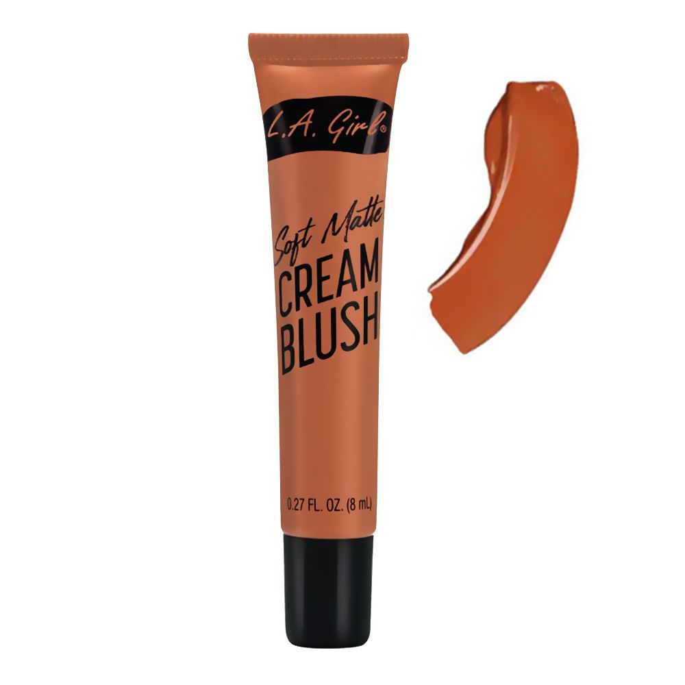 L.A. Girl Soft Matte Cream Blush, 8ml, GBL443 Blissful - Main Image