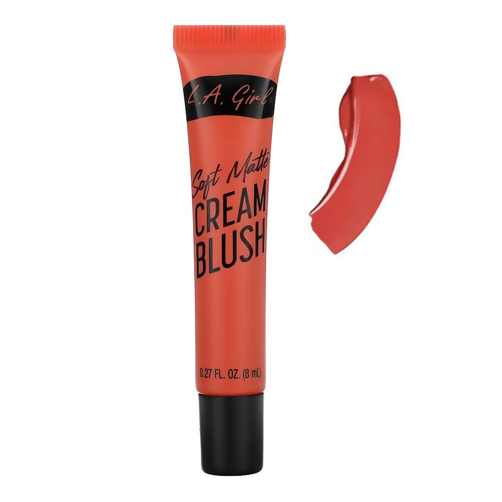 L.A. Girl Soft Matte Cream Blush, 8ml, GBL445 Hot Shot - Main Image