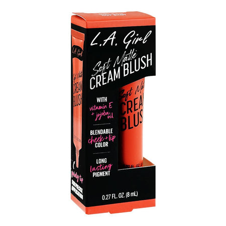 L.A. Girl Soft Matte Cream Blush, 8ml, GBL445 Hot Shot - Image 2