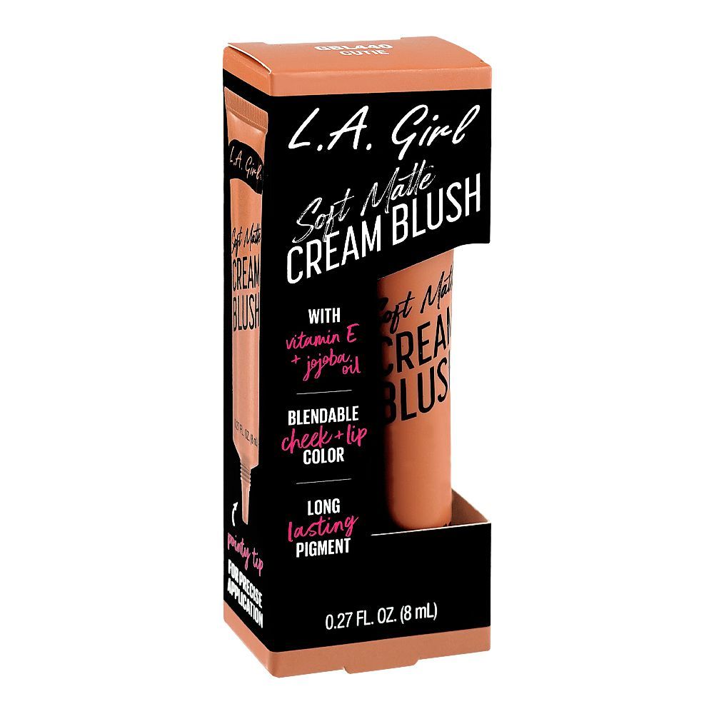 L.A. Girl Soft Matte Cream Blush, 8ml, GBL440 Cutie - Image 2