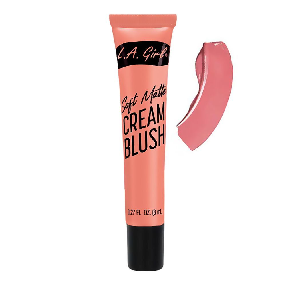 L.A. Girl Soft Matte Cream Blush, 8ml, GBL441 Rosebud - Main Image