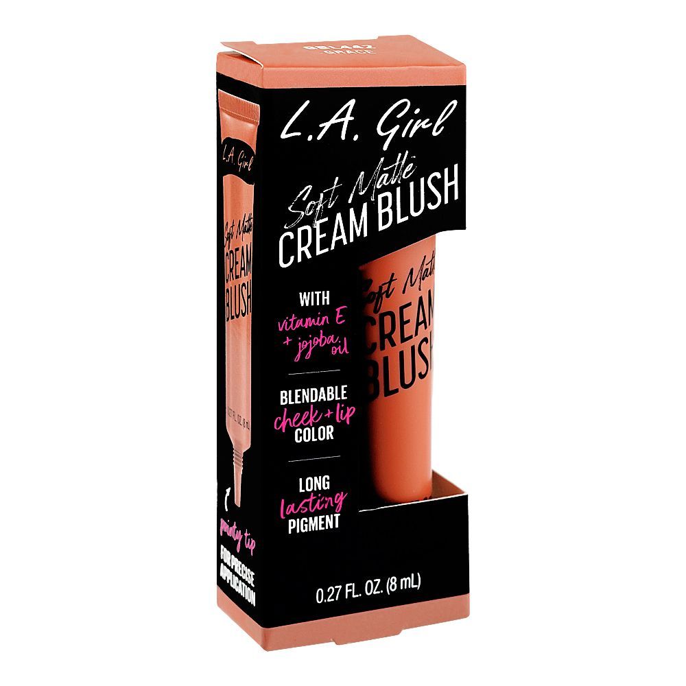 L.A. Girl Soft Matte Cream Blush, 8ml, GBL442 Grace - Image 2