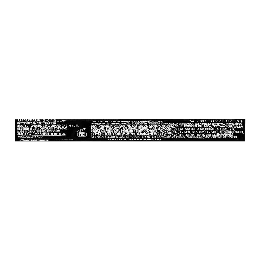 L.A. Colors Eyeliner Pencil, CP613A Sky Blue - Image 3