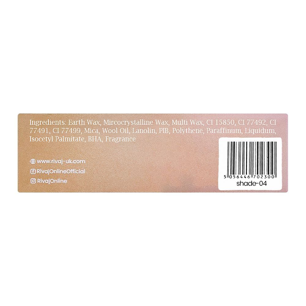 Rivaj UK Classy Lipstick, 2.10g, No. 04 - Image 4