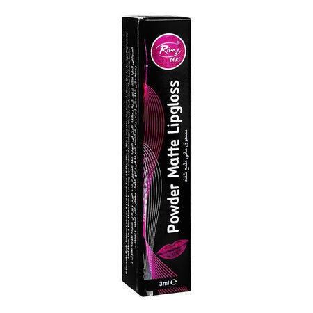 Rivaj UK Powder Matte Lip Gloss, 3ml, No. 17 - Image 2