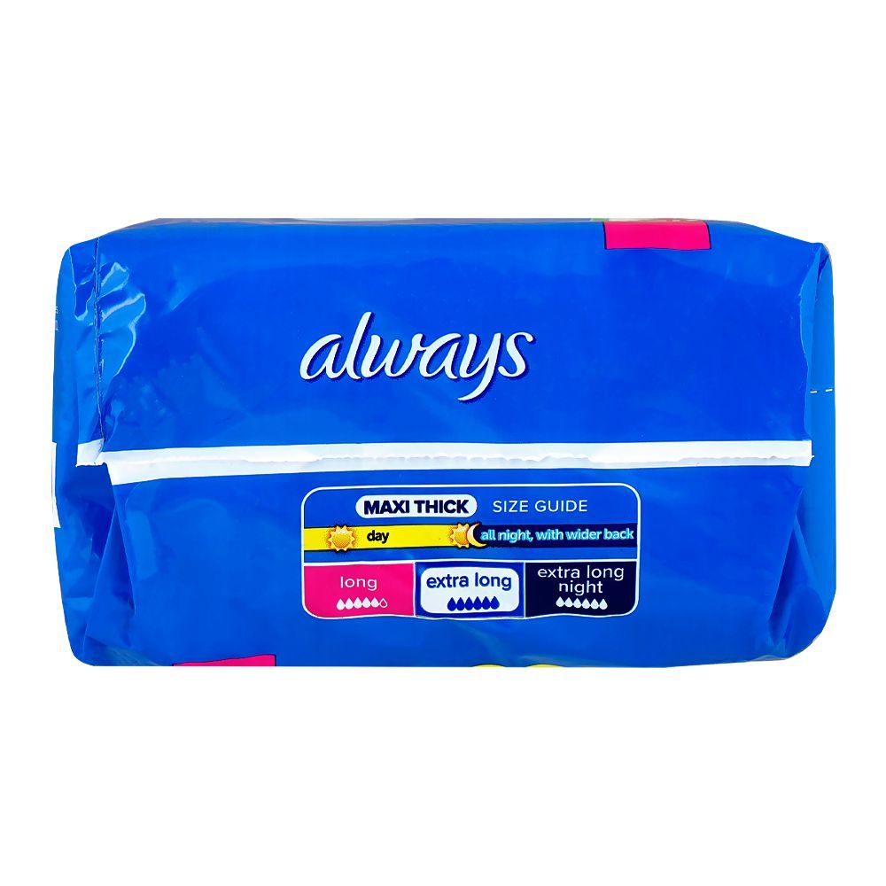 Always Aloe Vera Freshness Maxi Thick Extra Long Pads, 10-Pack - Image 3