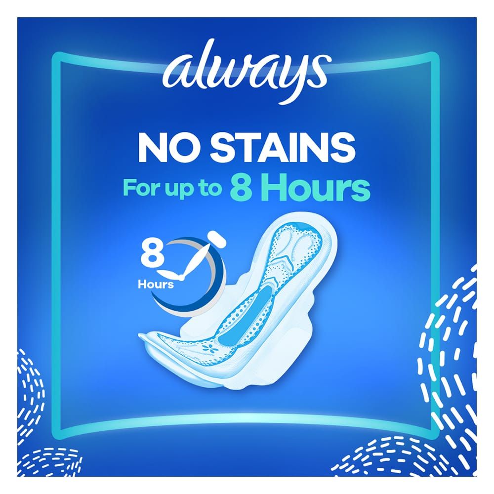 Always Aloe Vera Freshness Maxi Thick Long Pads, 18-Pack - Image 5