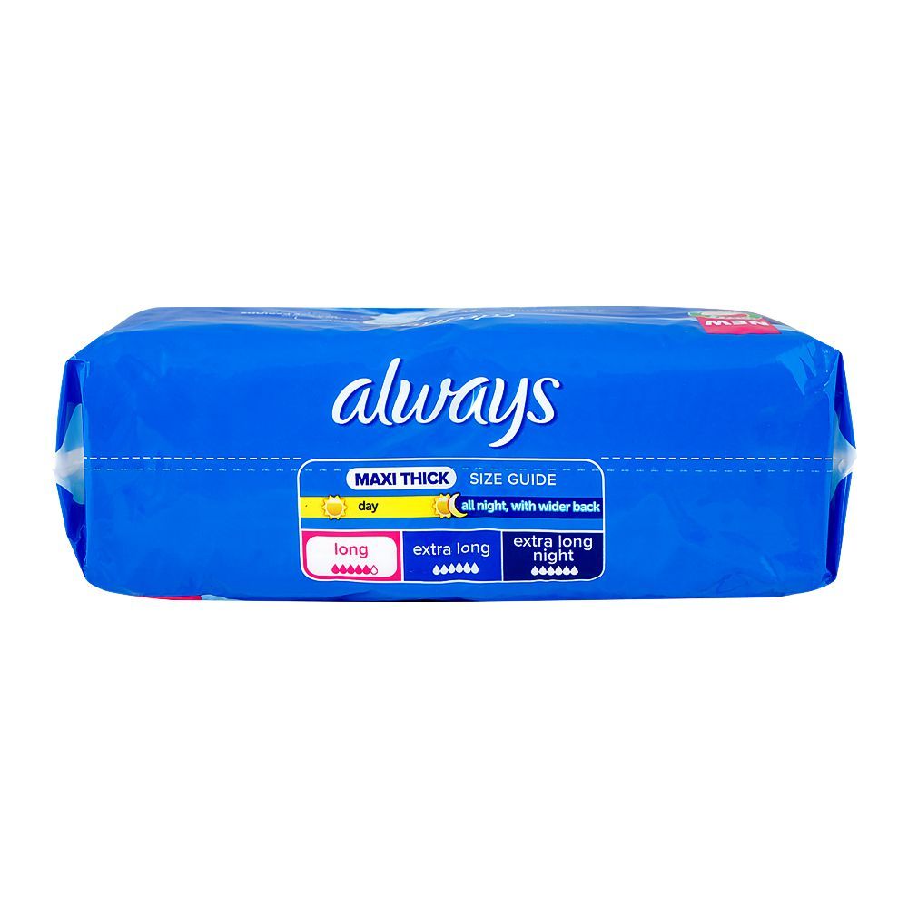Always Aloe Vera Freshness Maxi Thick Long Pads, 18-Pack - Image 8