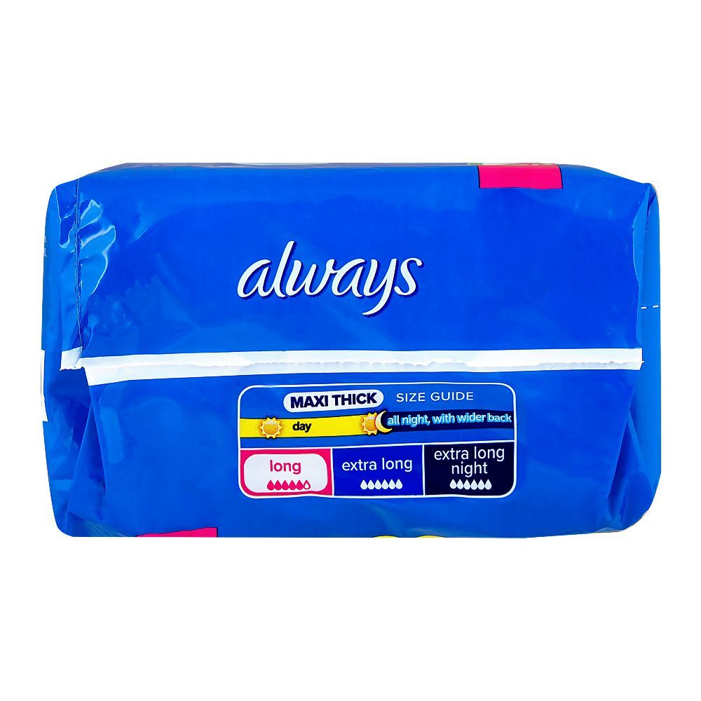 Always Aloe Vera Freshness Maxi Thick Long Pads, 11-Pack+2 Free Pads - Image 4
