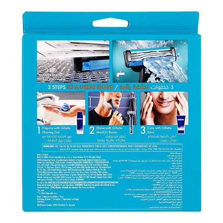 Gillette Mach3+ Razor Handle with 7 Blades, Special Pack - Image 2