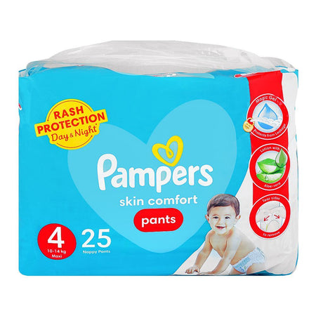 Pampers Skin Comfort Pants, No.4, Maxi, 10-14 Kg, 25-Pack - Main Image