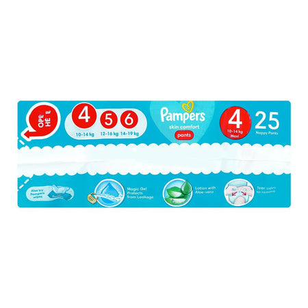 Pampers Skin Comfort Pants, No.4, Maxi, 10-14 Kg, 25-Pack - Image 2