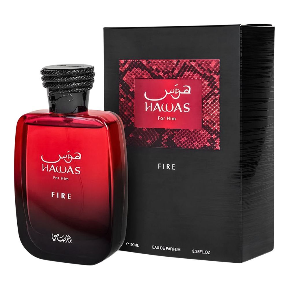 Rasasi Hawas Fire, Eau de Parfum, For Men, 100ml - Image 2