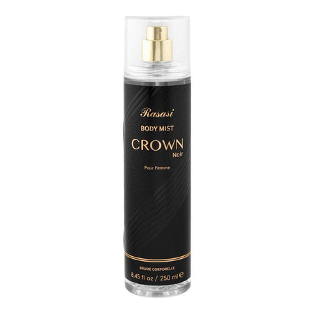 Rasasi Crown Noir Body Mist, For Women, 250ml - Main Image