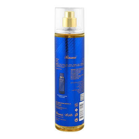 Rasasi Crown Bleu Body Mist, For Women, 250ml - Image 2