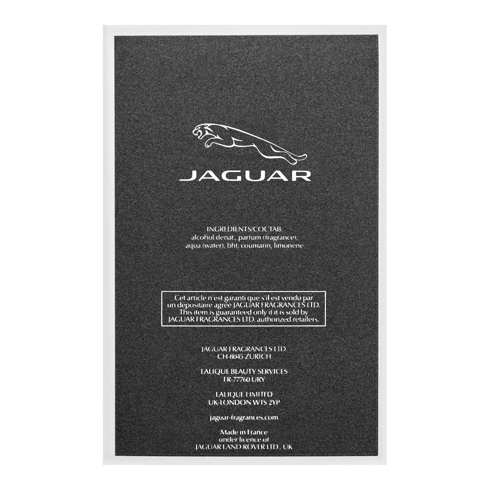 Jaguar Classic Chromite, Eau de Toilette, For Men, 100ml - Image 2