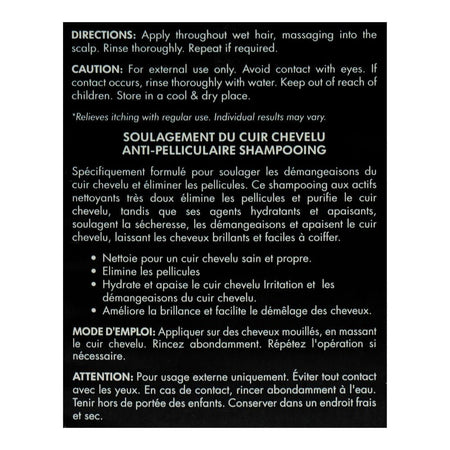 Cosmo Professional Scalp Relief Anti-Dandruff Shampoo, Sulphate & Paraben Free, For Oily Hair, 1000ml - Image 3