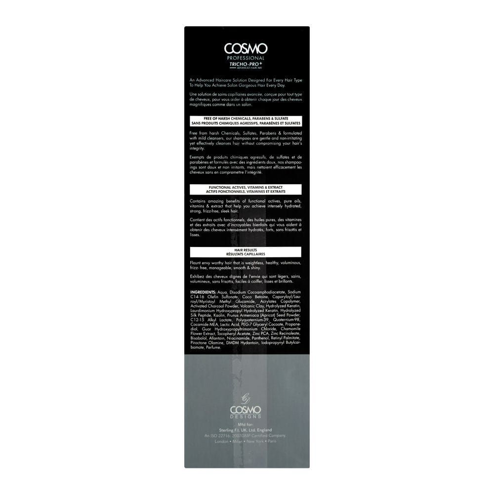 Cosmo Professional Detox Deep Clarifying Shampoo Scrub, Sulphate & Paraben Free, For All Hair Types, 1000ml - Image 2