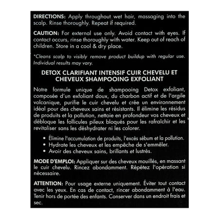 Cosmo Professional Detox Deep Clarifying Shampoo Scrub, Sulphate & Paraben Free, For All Hair Types, 1000ml - Image 5