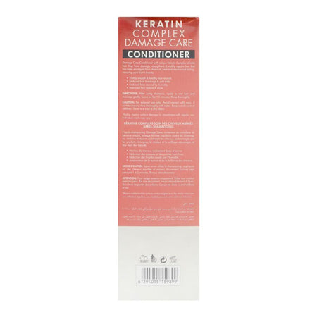 Cosmo Professional Keratin Complex Damage Care Conditioner, Sulphate & Paraben Free, For Damaged Hair, 1000ml - Image 4