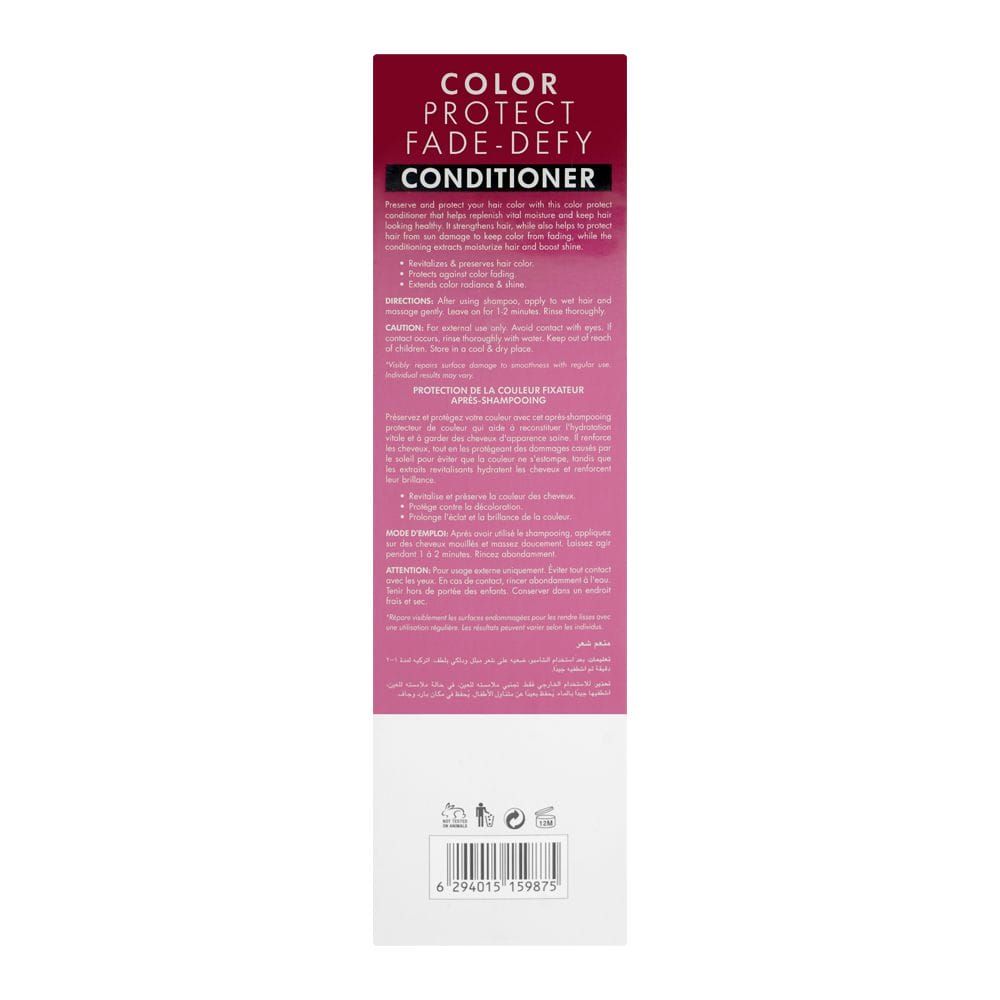 Cosmo Professional Color Protect Fade-Defy Conditioner, Sulphate & Paraben Free, For Color Treated Hair, 1000ml - Image 4