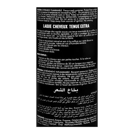 Cosmo Professional Extra Hold Hair Spray, Level 4, UV Protection, Frizz Control, 375ml - Image 3