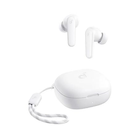 Anker Soundcore R50I True Wireless Earbuds, 30H Playtime, IPX5 Waterproof, White, A3949H22 - Main Image