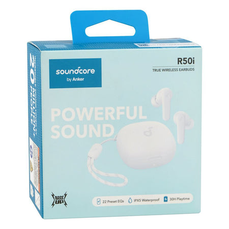 Anker Soundcore R50I True Wireless Earbuds, 30H Playtime, IPX5 Waterproof, White, A3949H22 - Image 2