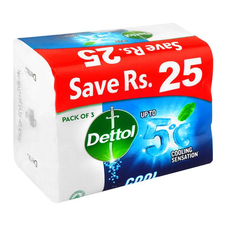 Dettol Cool Soap, 110g Each, 3-Pack - Main Image