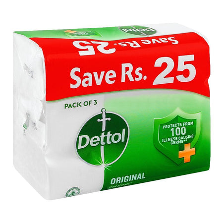 Dettol Original Soap, 110g Each, 3-Pack - Main Image