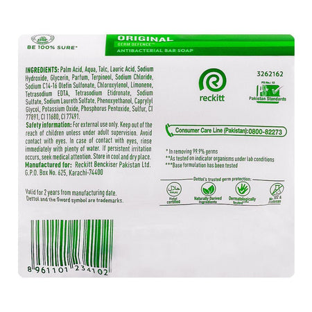 Dettol Original Soap, 110g Each, 3-Pack - Image 2