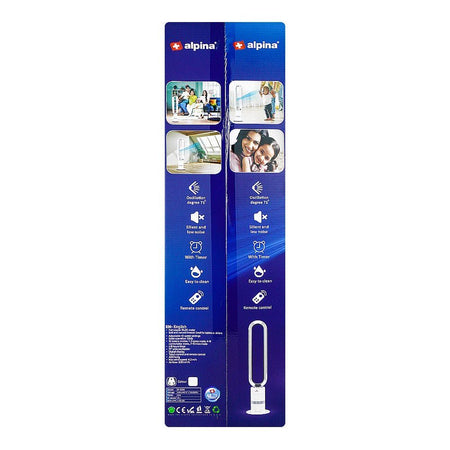 Alpina Electric Bladeless Fan, 100-140V, SF-5000 - Image 2