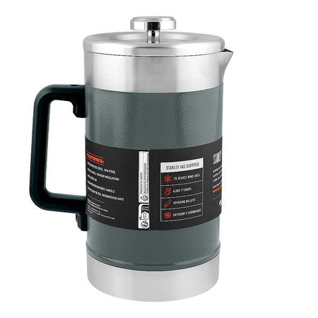 Stanley Classic Series The Stay Hot French Press, 1400ml, Hammertone Green 10-02888-048 - Image 3
