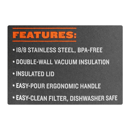 Stanley Classic Series The Stay Hot French Press, 1400ml, Hammertone Green 10-02888-048 - Image 5