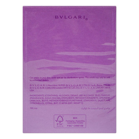 Bvlgari Omnia Amethyste, Eau de Toilette, For Women, 100ml - Image 3