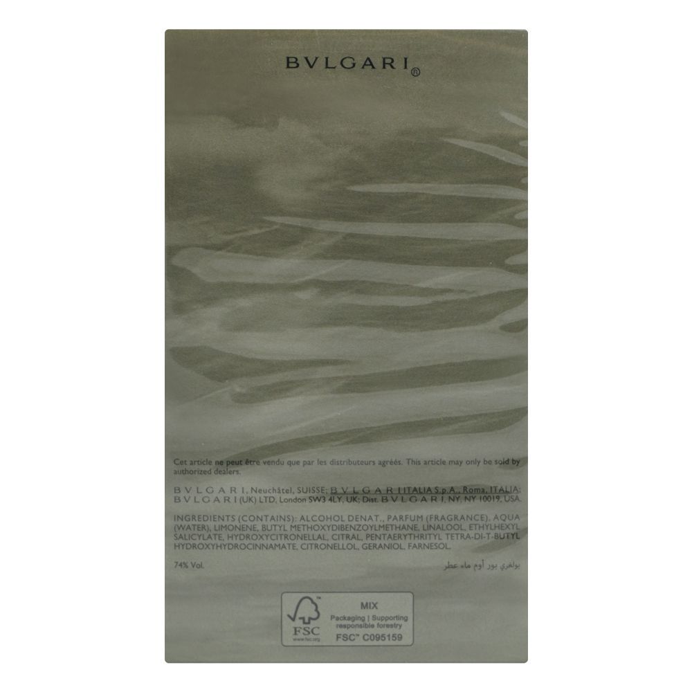 Bvlgari Pour Homme, Eau de Parfum, 100ml - Image 3