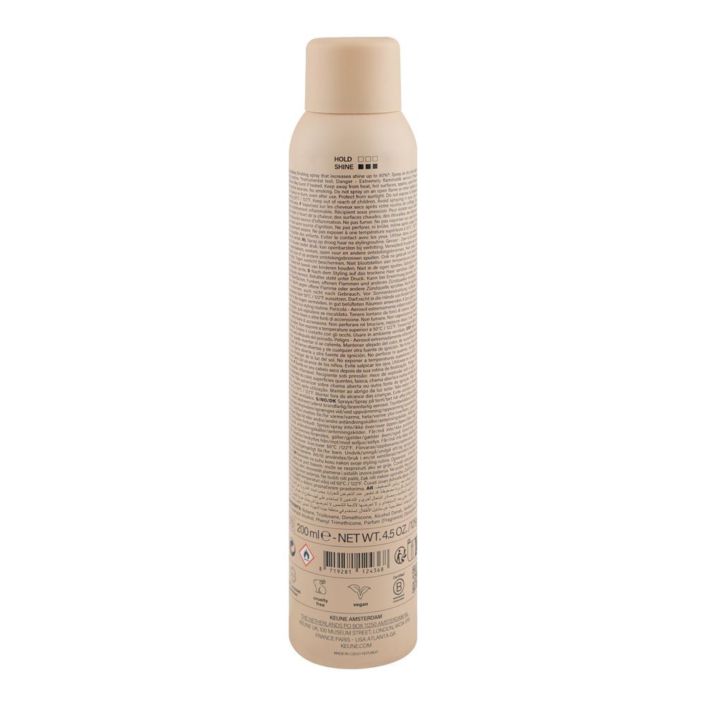 Keune Shine Therapy Luminosity Finishing Hair Spray, 200ml - Image 2