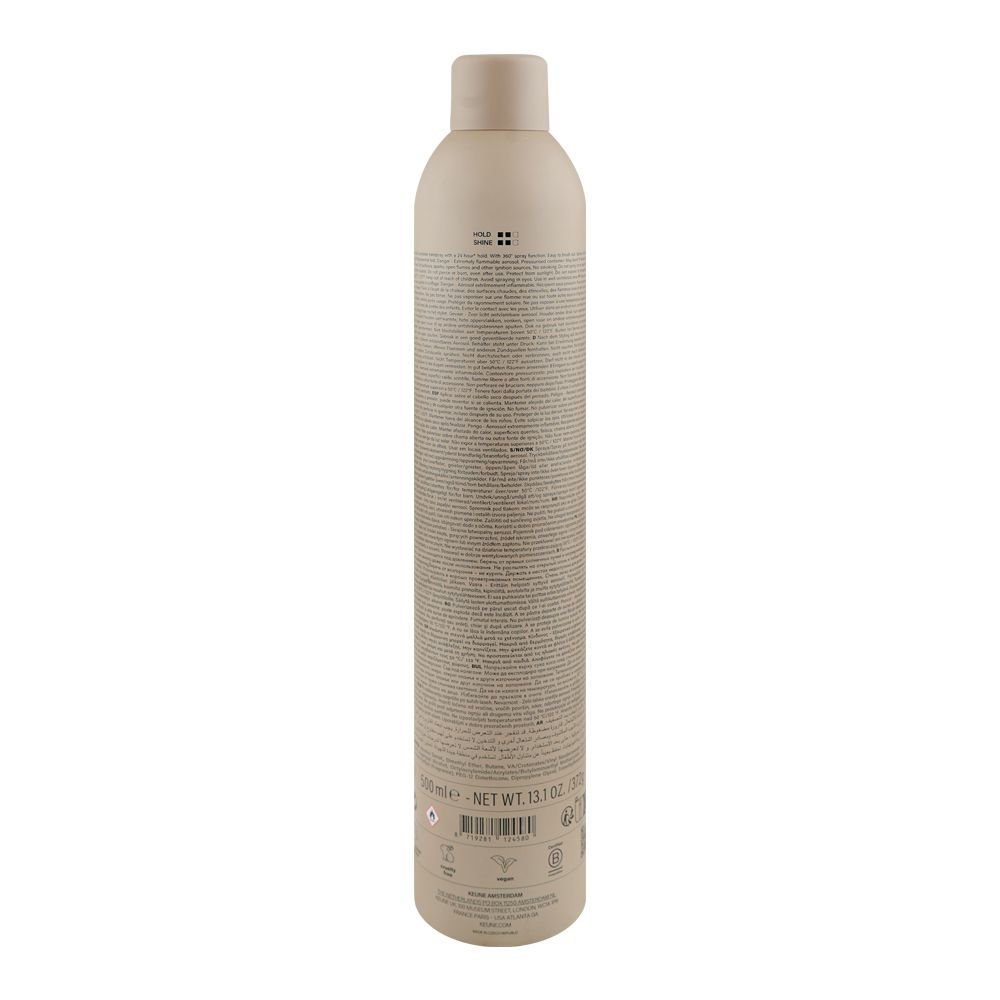 Keune Free Styler 360 Freestyle Hair Spray, 500ml - Image 2