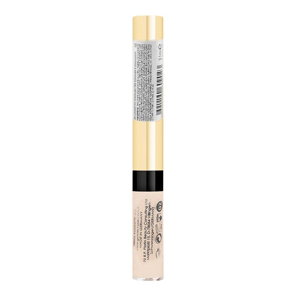 Golden Rose Long stay Highlighter Shimmer Eyeshadow, 2.1ml, No. 02 - Image 2